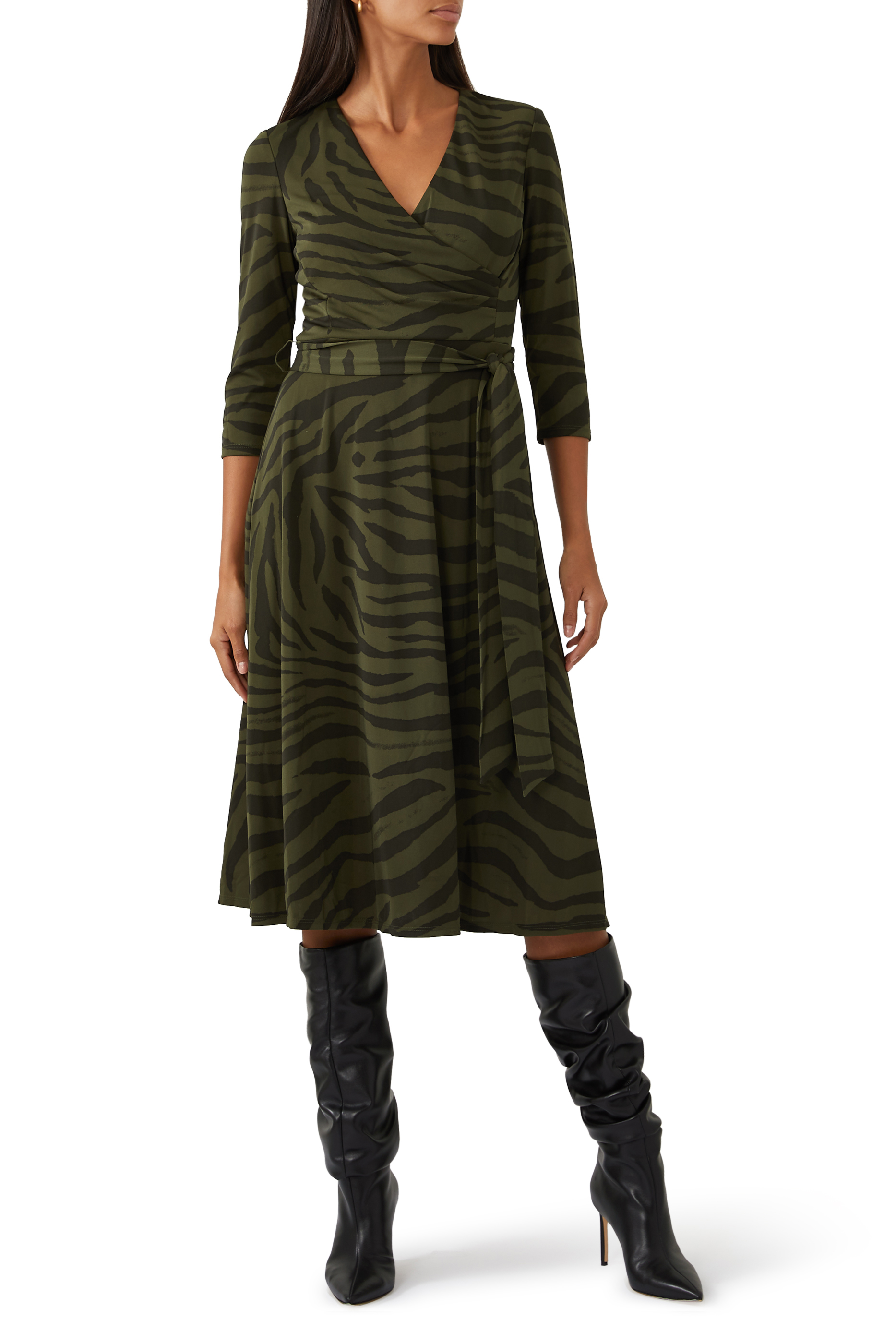 Buy Lauren Ralph Lauren Zebra Print Jersey Dress for Womens